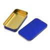Metal Empty Tins Storage Kit Home Organizer Mini Iron Box Rectangular Storage Box Pill Cases
