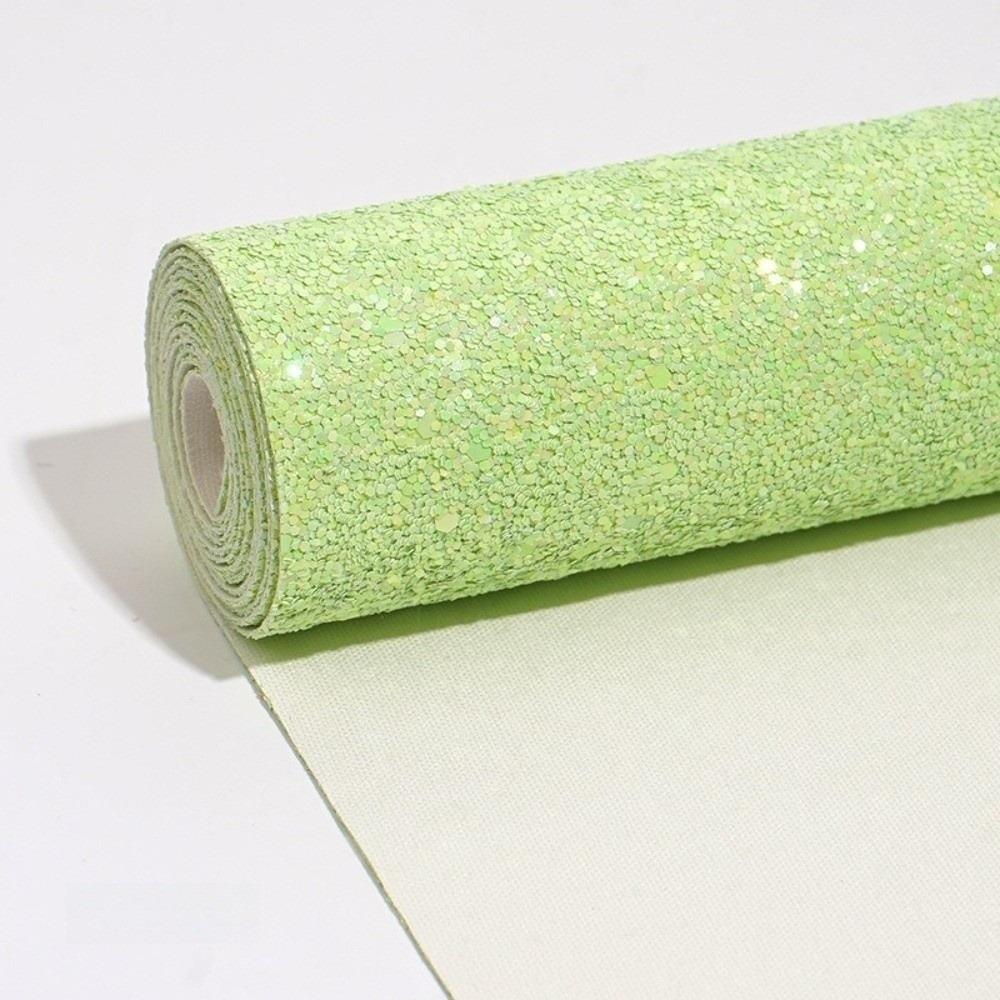Chunky Glitter Artificial Leather Fabric Colorful Glitter Faux Leather  DIY Hairbow Accessories