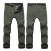 Men Winter Waterproof Climbing SkiingTrekking Fleece Fishing Tactical Pants Cargo Pants Camping Hiking Trouser