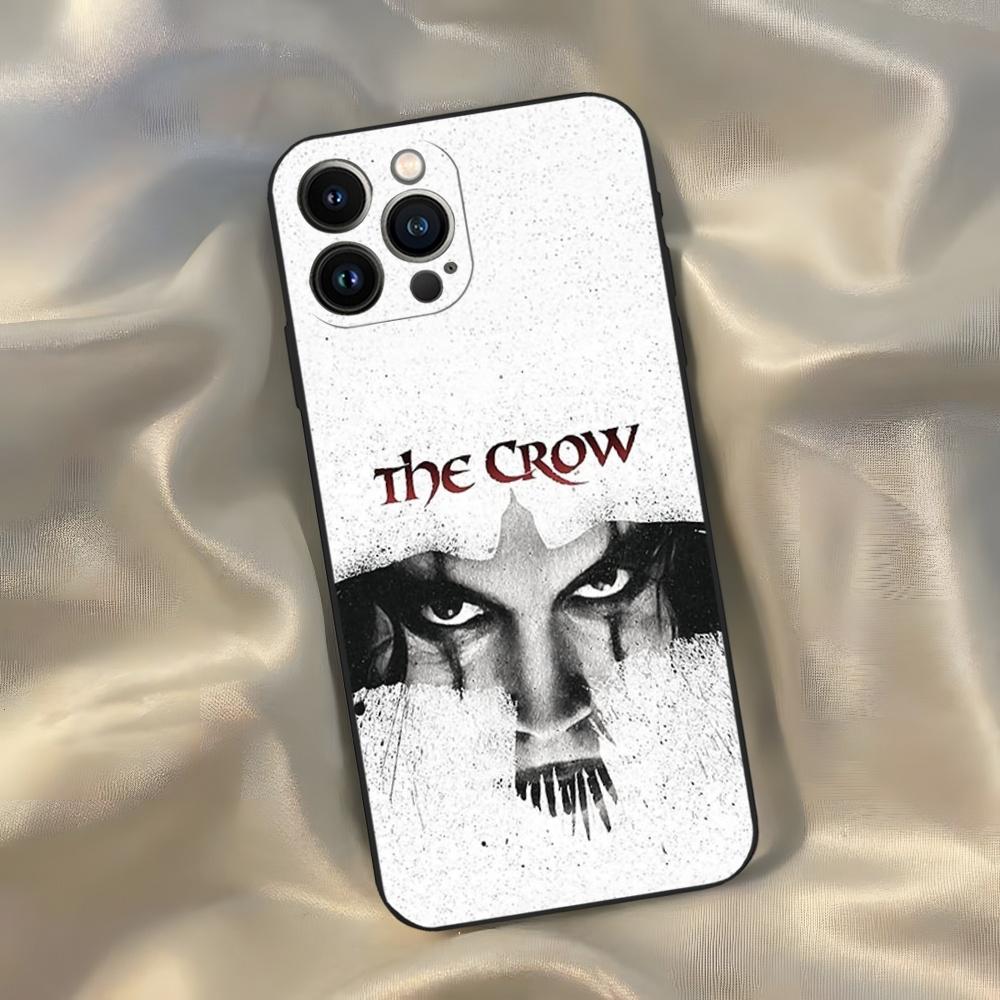 TV The C-crow Phone Case for Iphone 17 Air 16 15 14 13 12 Pro Max Xr X Xs Mini Plus Black Soft Silicone Cover