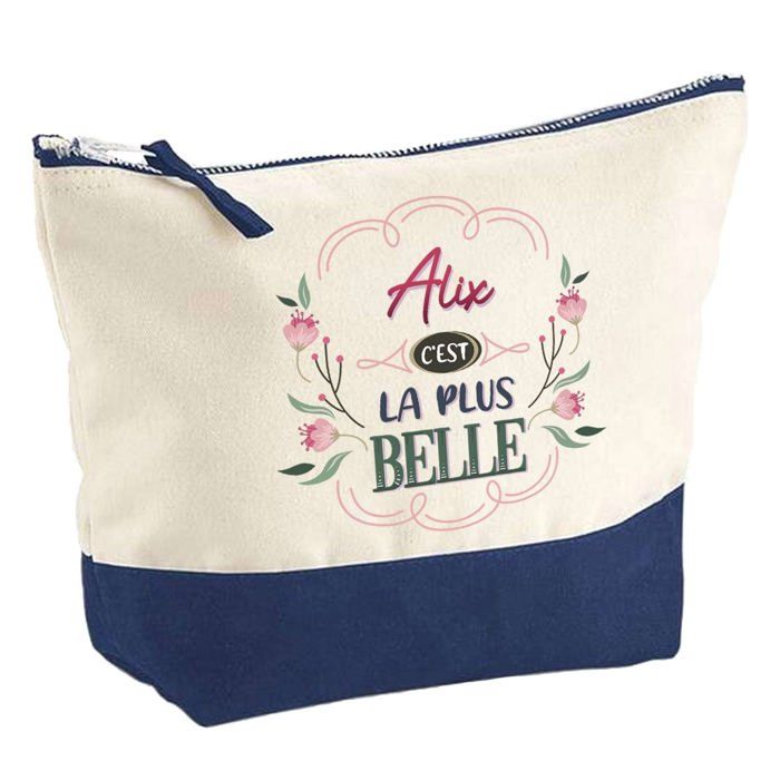 Trousse de maquillage - PLANETEE - Alix la plus belle - Grand format - Coton - Impression HD