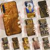 Мурал с фараоном Египта Для Huawei Nova 12s 12i 11i 7i 8i 9 10 SE Y91 Y90 Y60 Y70 Y72 Y61 P60 Pro P30 P40 Lite Чехол
