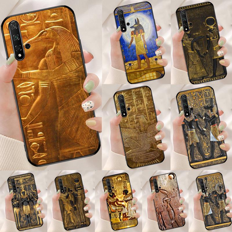 Мурал с фараоном Египта Для Huawei Nova 12s 12i 11i 7i 8i 9 10 SE Y91 Y90 Y60 Y70 Y72 Y61 P60 Pro P30 P40 Lite Чехол