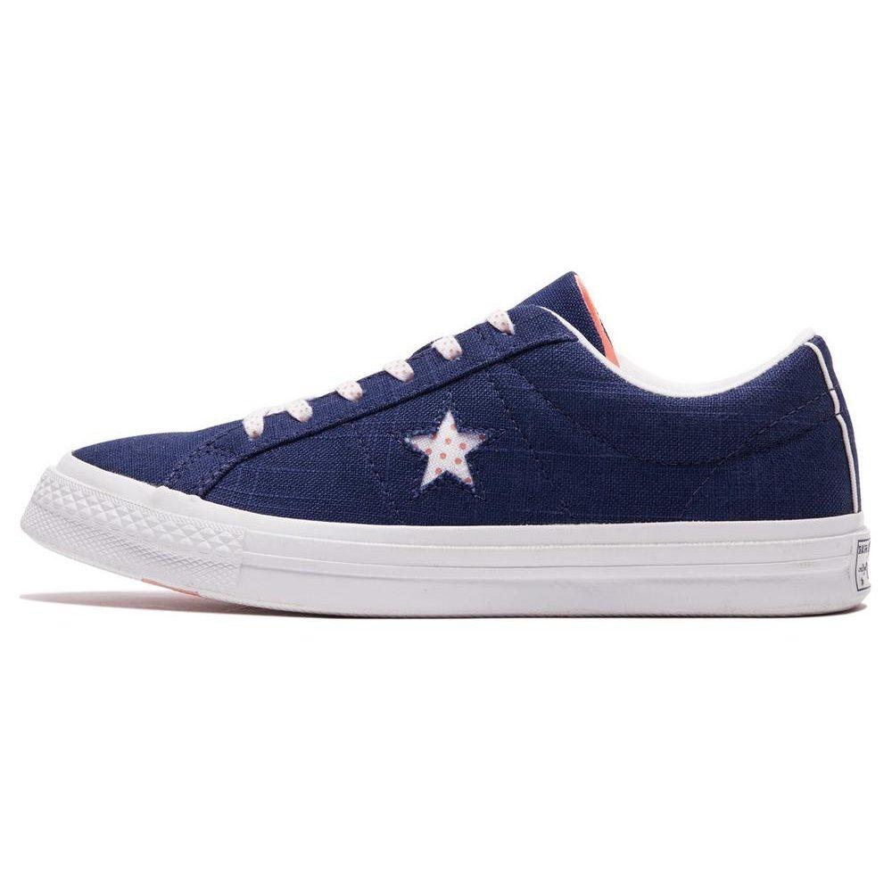 Converse One Star Ox Canvas Shoe Blue/White 160621C