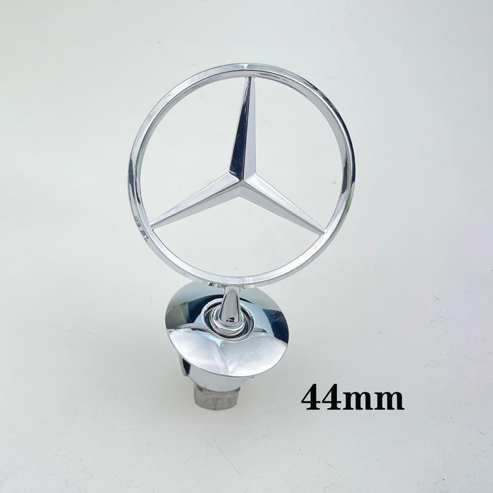 1pcs AA--44mm Car Engine Hood Emblem Front Bonnet Accessories For AMG Mercedes Benz W204 W205 W203 W211 W212 W213 W201 W210 W124