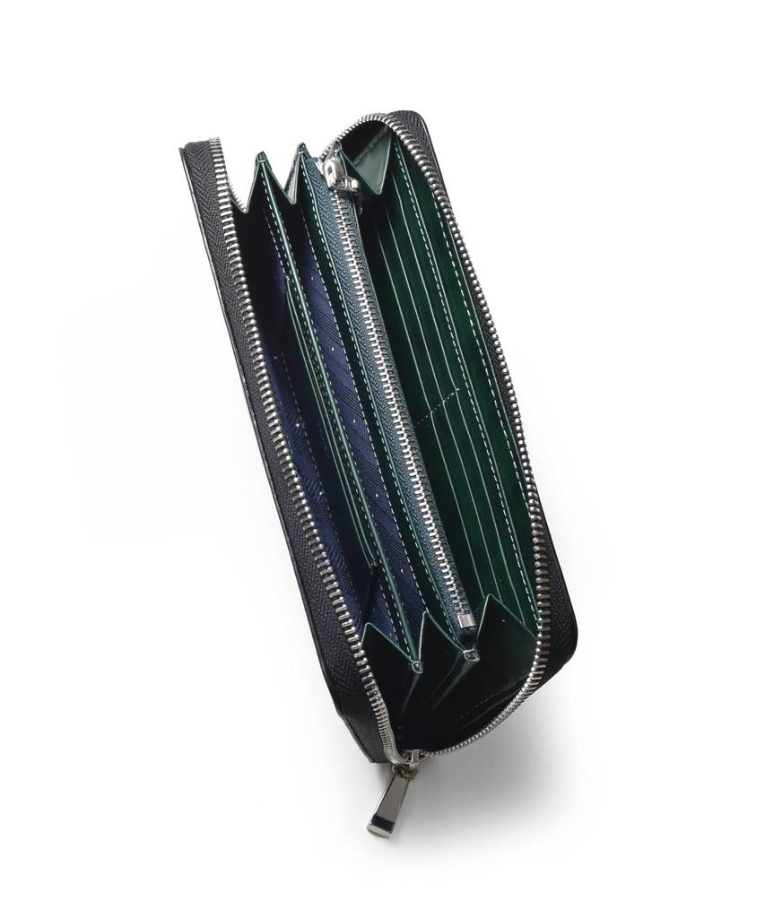 Takeo Kikuchi Max Men's Round Zipper Long Wallet, Green