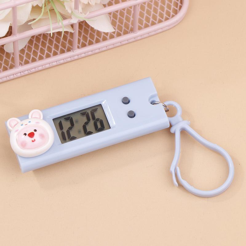 Портативные бесшумные цифровые электронные часы для студентов, экзаменов, учебы, библиотеки, мини-карманные часы с зеленой подсветкой, ЖК-дисплей