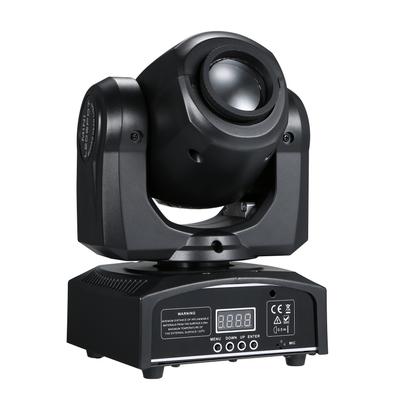 DMX-512 Мини-светильник с вращающейся головой, 8 цветов, меняющиеся светодиоды, сценический свет с автоматическими фигурами
