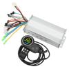 1000W 36V 48V Brushless Speed Motor Controller LCD Round Display with Thumb Throttle for Electric Bike Scooter
