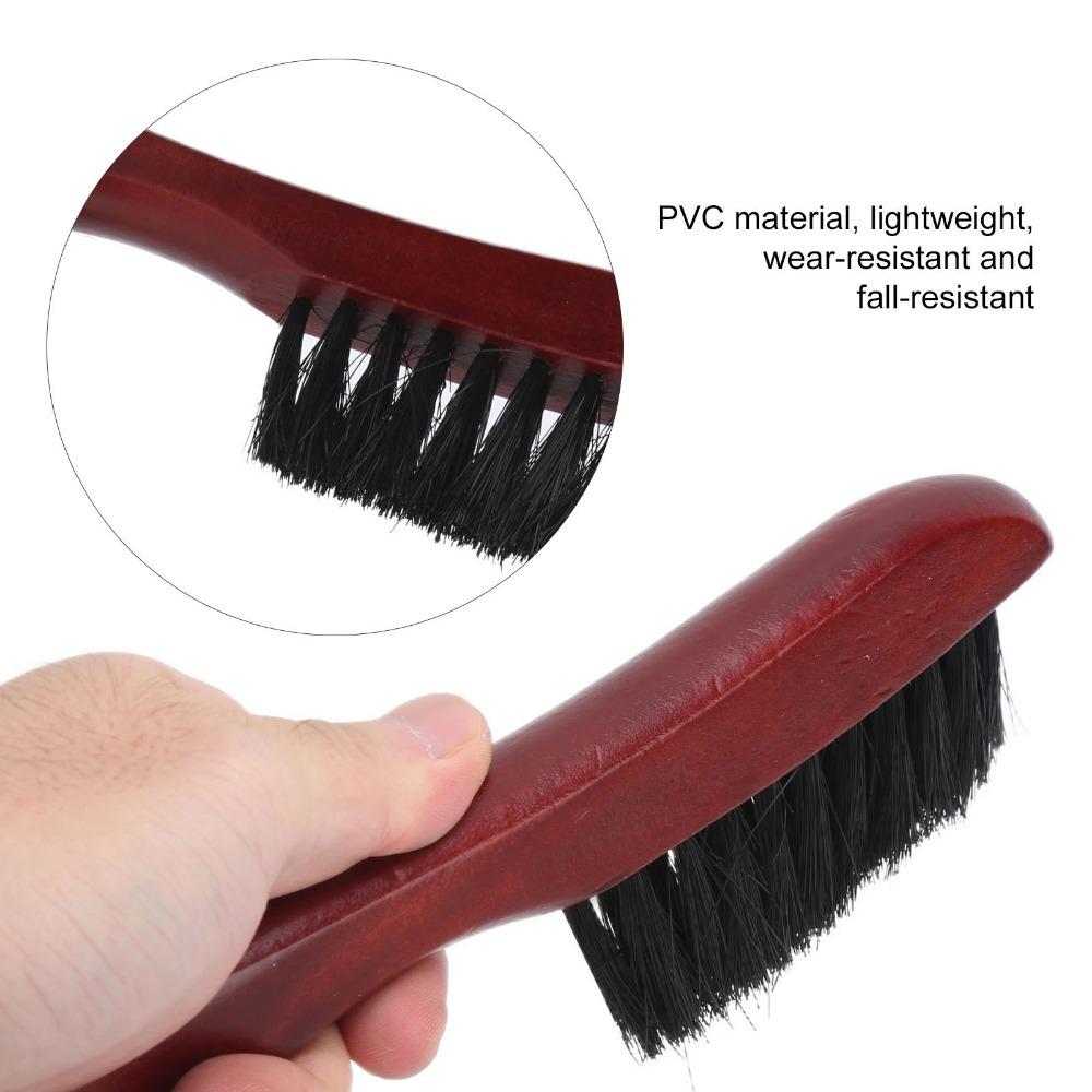 Wood Handle Billiard Table Brush Curved Handle Snooker Table Brush For Billiard Table