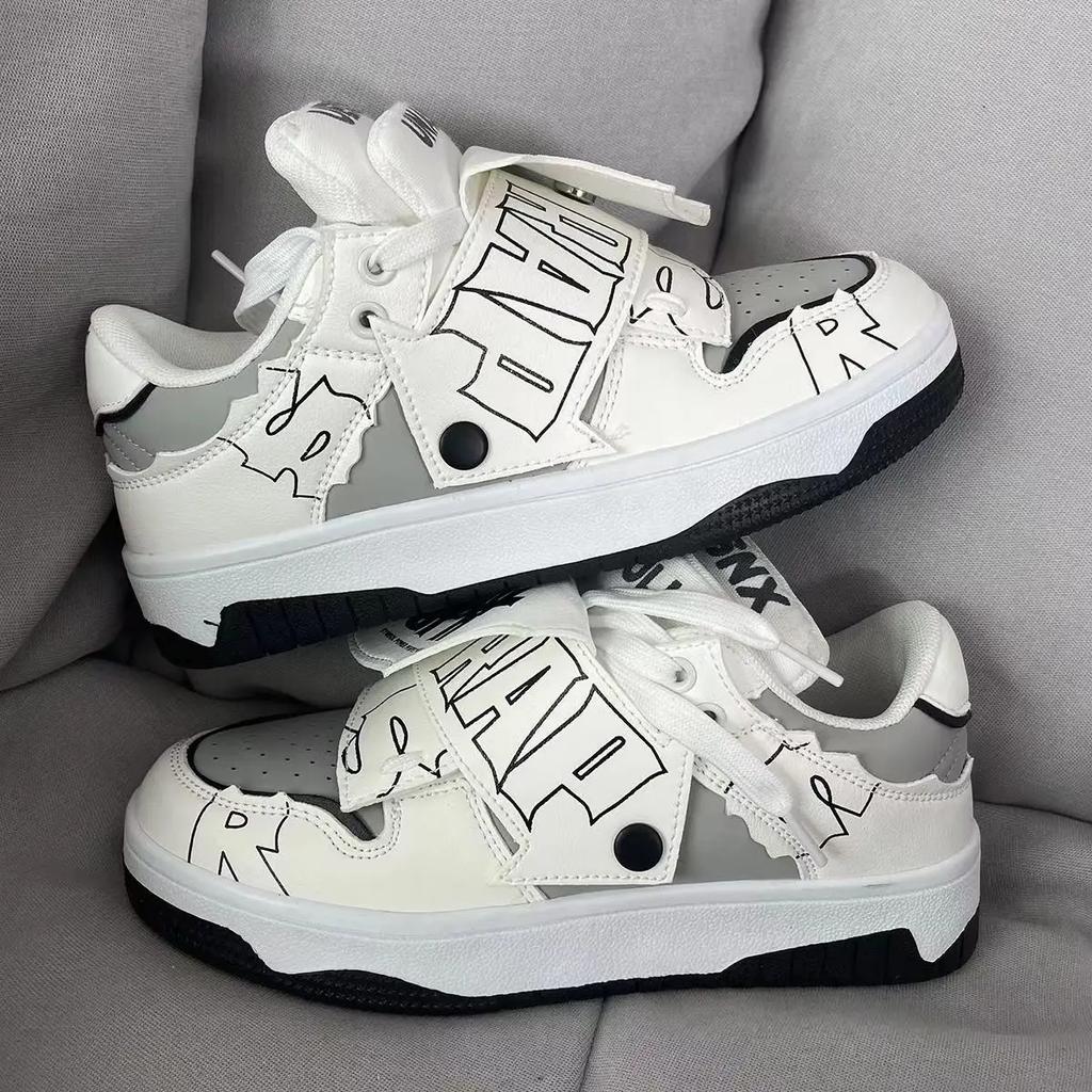 Fashion 2024 Couple New Board Shoes Durable Lightweight Thick Sole Sneakers Women's Versatile Casual Running Shoes Zapatos Para Hombres