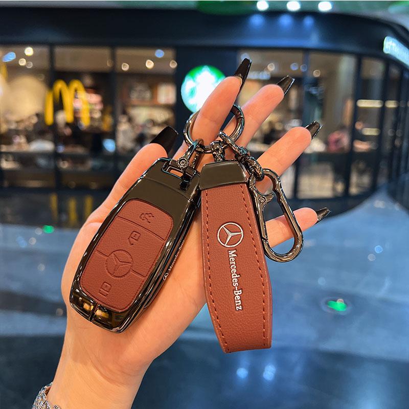 VRN2 Fashion Car Key Cover Case Shell Protective Bag For Mercedes Benz A E G GLS Class W177 W205 W213 W222 G63 X167 Maybach