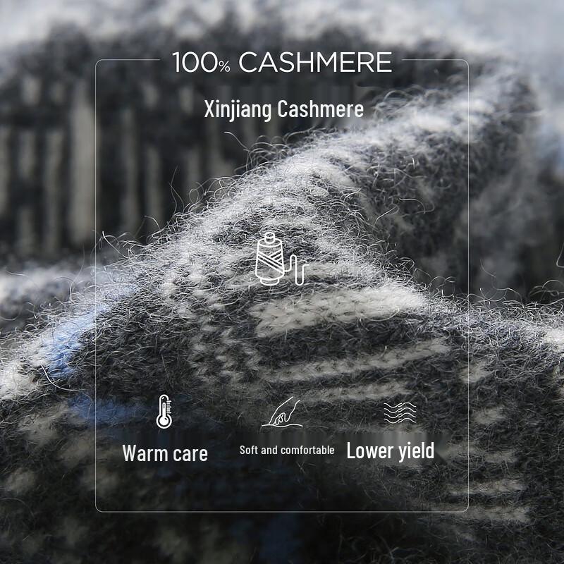 Женский джемпер Commomboca 2025 Осень/Зима в стиле Fair Isle из кашемира