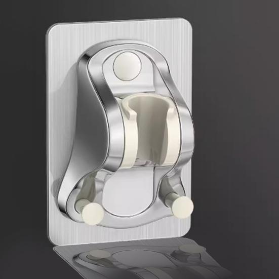 Самоклеящийся держатель насадки для душа, регулируемый настенный, водонепроницаемый, угловое крепление без сверления, универсальное для ванной комнаты