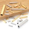 5-10pcs/lot Stainless Steel Positioning Long Tube Beads Rectangular Spacer Beads For DIY Bracelet Necklace Jewelry Wholesale