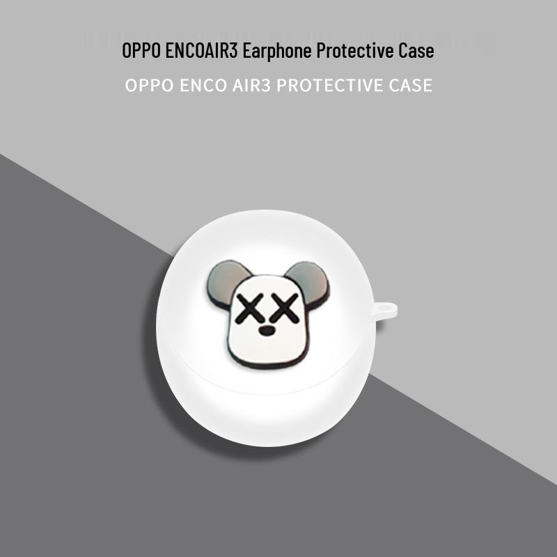 OPPO Enco R2 Ultra-Thin Silicone Protective Case - Full Coverage Earphone Shell