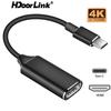 HdoorLink Конвертер адаптера USB C в HDMI Адаптер типа C в HDMI HDMI-совместимый кабель-адаптер 4K USB 3.1 Конвертер HDMI Конвертер HDTV для MacBook