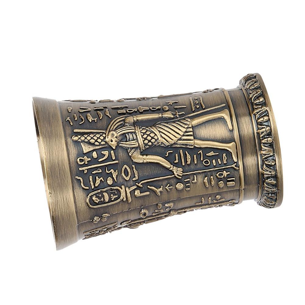 Silver Vintage Shot Glass Zinc Alloy Decoration Ornaments Mini Cup Gift Office Desk Decor