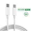 100 Вт USB C-Type C кабель 5A быстрая зарядка телефон шнур данных для iPhone 15 Pro Max Xiaomi 13 POCO Samsung Macbook iPad 3m
