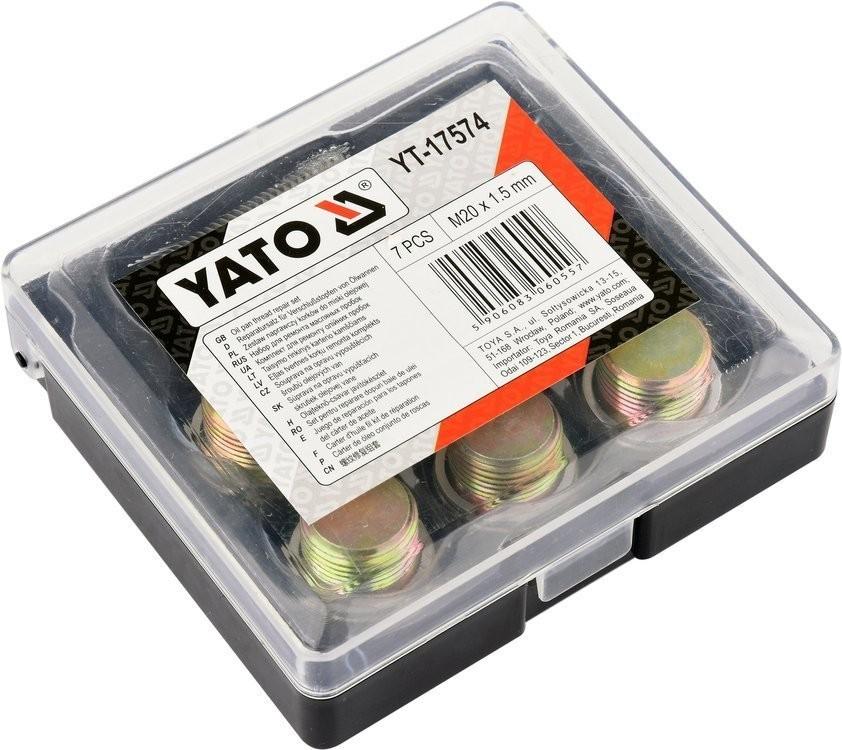 YT-17574 YATO Oil Pan Plug Repair Kit