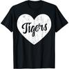Футболка с милым талисманом, символизирующим командный дух, для фанатов школьного спорта 'Тигры'