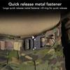 WoSporT Тактический Боевой Пояс Tactical Belt Molle Тактический Пояс Металлическая Быстросъемная Пряжка Фиксатор+D-кольцо Для Охоты
