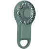 Портативный портативный вентилятор с зарядкой через USB, 3 скорости, регулируемый, мини-модный, карабинный вентилятор, армейский зеленый цвет