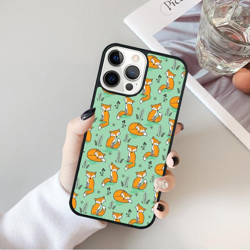 Чехол для телефона с рисунком рыжей лисы для iPhone 17 Air 16 15 14 Max Plus 11 12 13 Pro Max Чехол для телефона coque