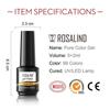 ROSALIND 7ml 59 Colors Manicure Semi Permanent Glitter Gel Nail Polish Long Lasting Top Base Gel UV LED Varnishe Fashion Nail Art