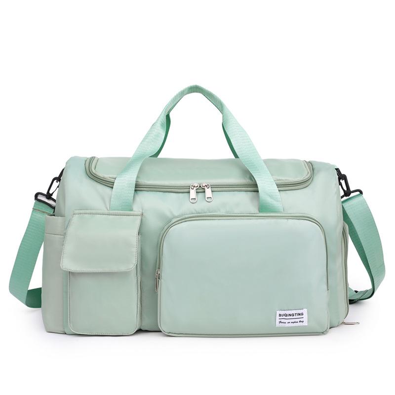 Large-capacity gym bag, travel bag for short trips, with separate shoe compartment, dry and wet separation, yoga training bag, maternity bag