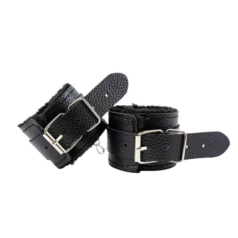 SM Плюшевые Наручники и Ножные Кандалы Набор Ограничений