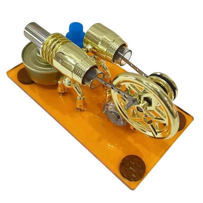 Научная модель парового двигателя Стирлинга. Топливо не требуется. Демонстрирует тепловую механику. Для учеников и учителей.