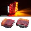 Светодиодные магнитные задние фонари для буксировки, беспроводные светодиодные фонари для прицепа, комплект с высокой яркостью, супер