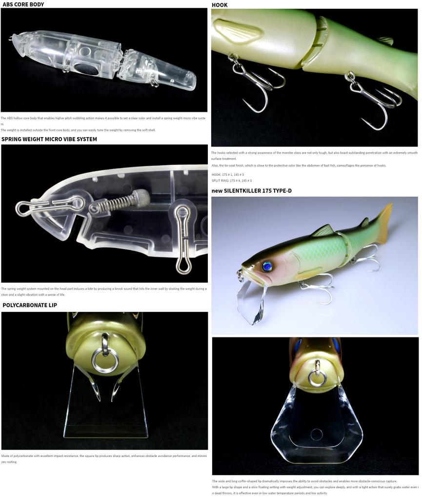 Deps Новая плавающая шарнирная приманка Silent Killer 175 07 (9073)