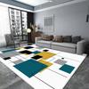 Modern Geometric Carpet Flannel Living Room Home Luxury Nordic Decor Home Large Area Mat Bedsdie Washable Bedroom Rug Lounge