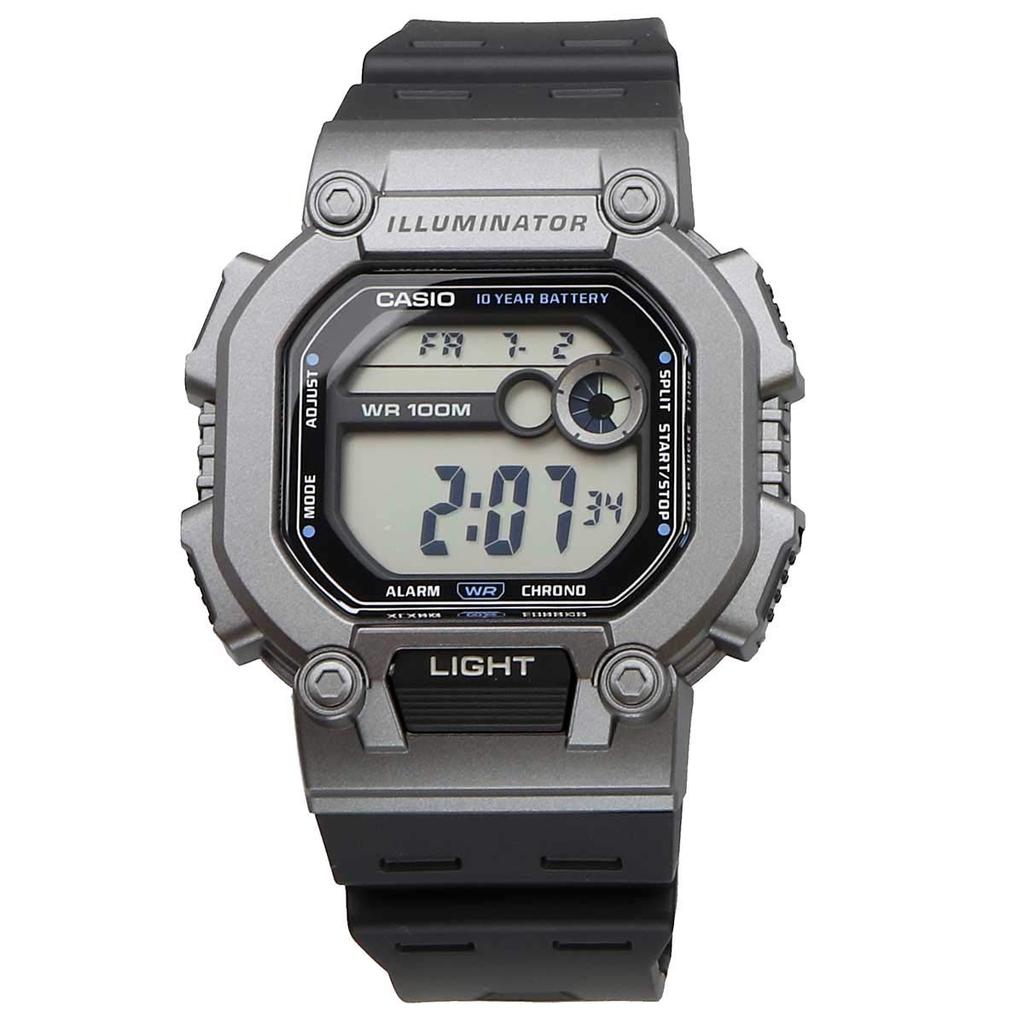 CASIO цифровые часы стандартные серые металлические Overseas модель [Casio] W-737H-1A2V мужские [Товар]