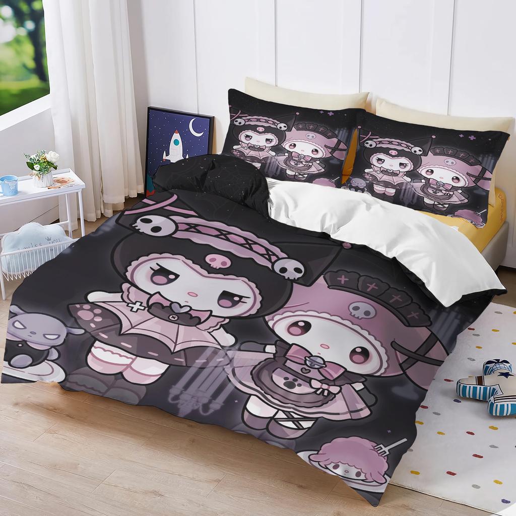 My Melody 3-предметный 1 пододеяльник Один комплект постельного белья Comforte Luxus Изысканный подарок на день рождения Полиэстер Домашний декор