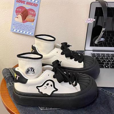 Майяр летне-осенние новые повседневные кеды уродливо милые с ракушечным носком модные универсальные повседневные туфли с большой головой