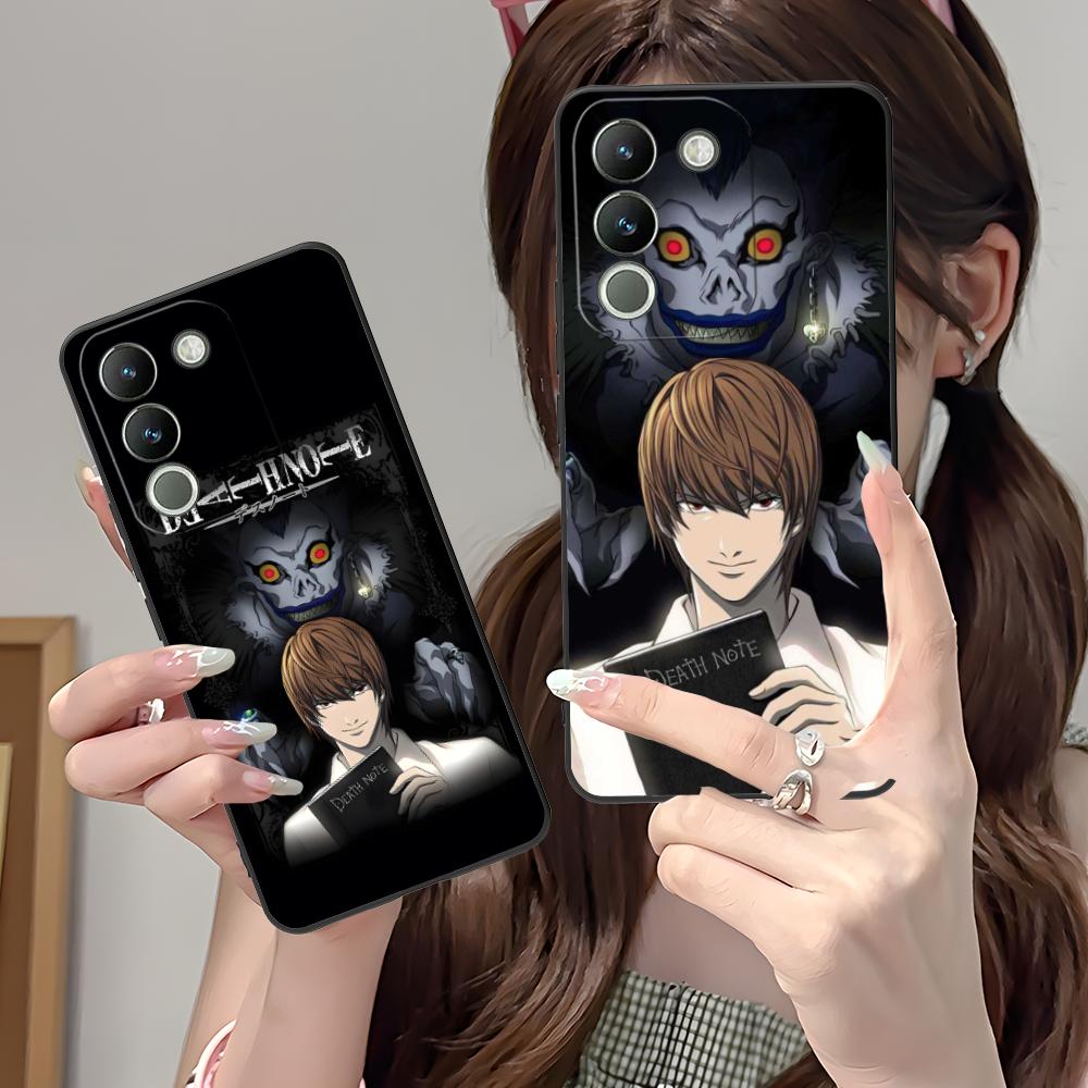 Чехол для мобильного телефона Death Note Kira Light для VIVO Y77 76 75 74 73 72 58 56 55 51 50 38 36 Y19 Y18 Y03 Y01 5G с принтом