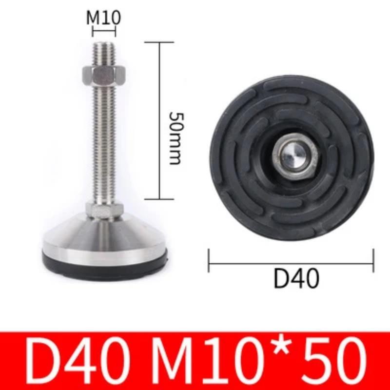 4 шт., нескользящая балансировочная чашка для ног из нержавеющей стали, регулируемая сверхмощная фиксированная ножка для промышленного оборудования, мебели