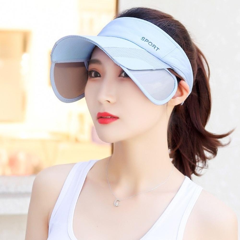 Scalable Sports Sun Hat Sunscreen Summer Baseball Cap Simple Empty Top Hat Running