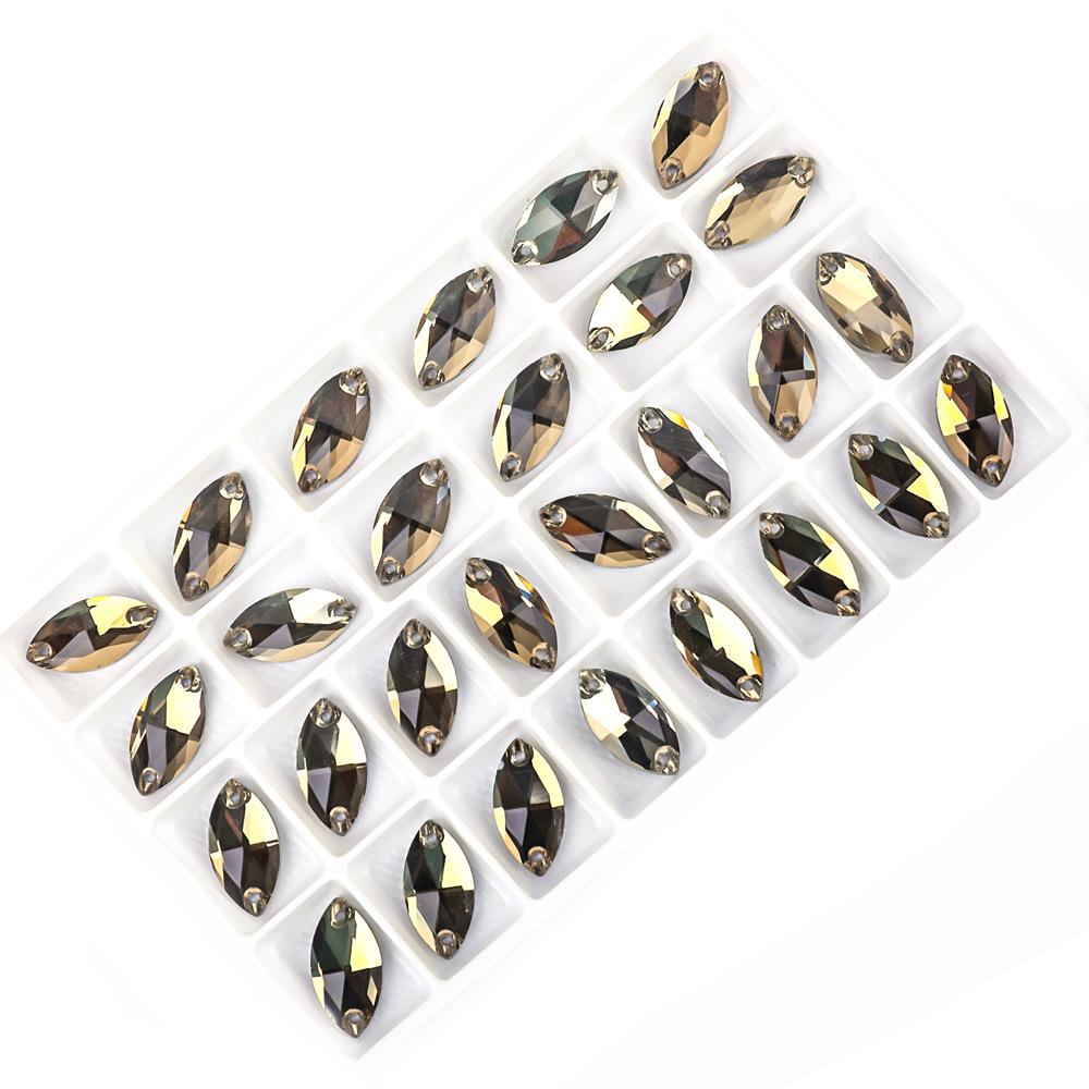 Вэй Чэнь Маркиз Страз Ручная Вышивка Плоская Пуговица для DIY Вечерних и Свадебных Платьев Аксессуары