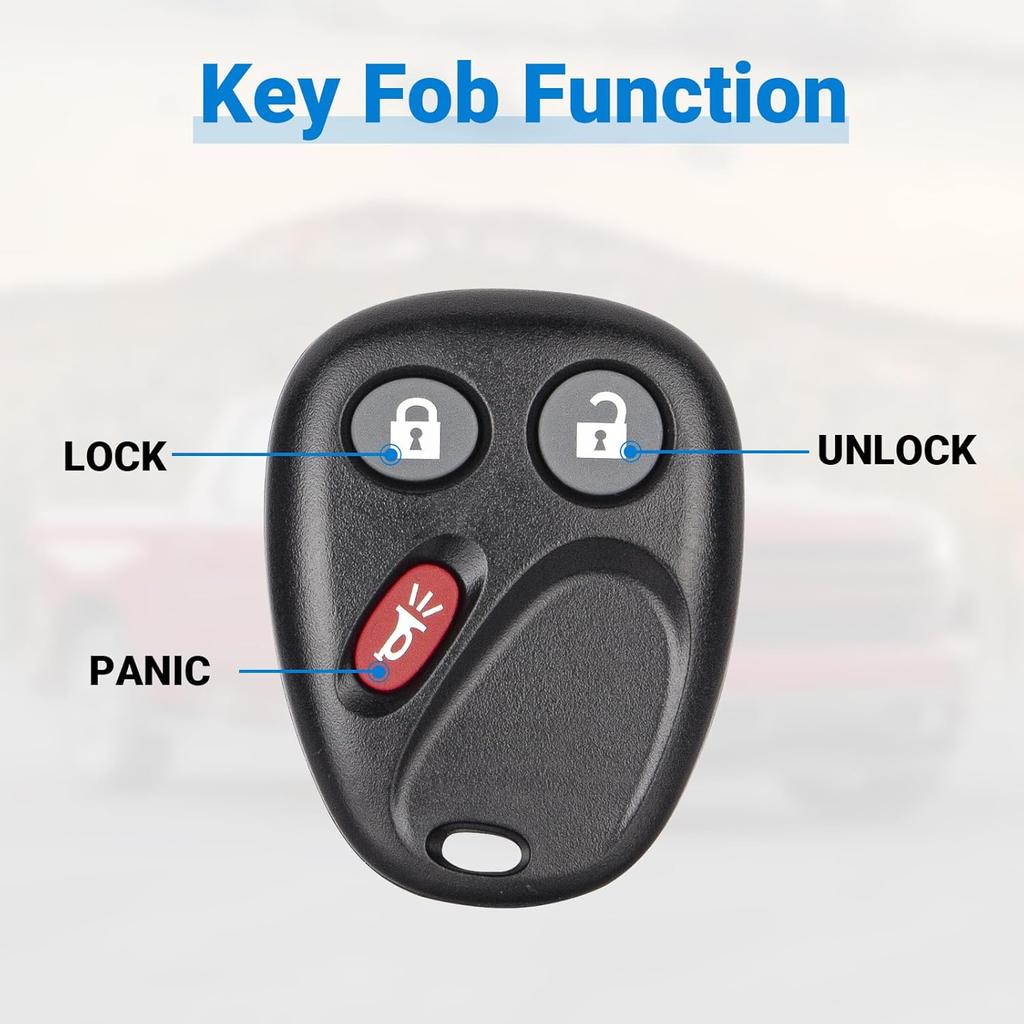 Замена брелока сигнализации для автомобиля без ключа для Chevy Chevrolet Silverado Tahoe Avalanche Equinox SSR Suburban/GMC Sierra Yukon/Cadillac 2003-2007 гг.