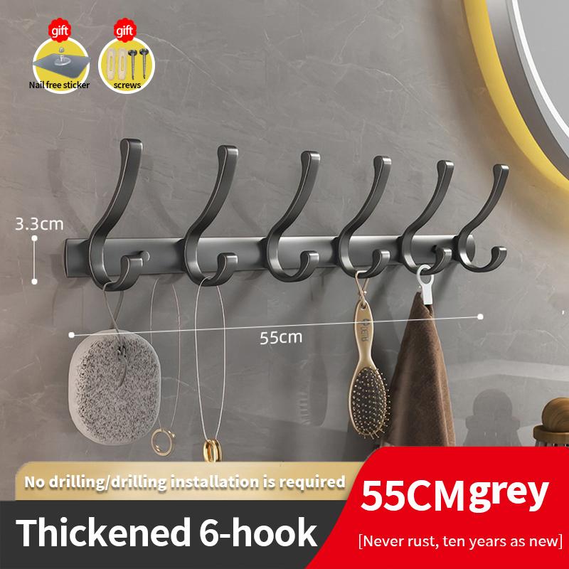YUNJIEYA Черный/Белый/Цвет оружейной стали Дверные крючки Вешалка для одежды Хранение Спальня Крючок для одежды Настенный Кухонные аксессуары для ванной