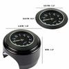 Motorcycle Quartz Clock 7 8 Inch Waterproof Chrome Handlebar Mount Watch Aluminum Luminous