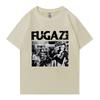 Trendy 2025 FUGAZI Band Graphic Oversized Tee Shirt Streetwear Men Women Summer Short Sleeve T-shirts 100% Cotton Popular Unisex