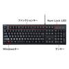 Sanwa Supply Japanese 109 Keyboard (Black) SKB-109PBK