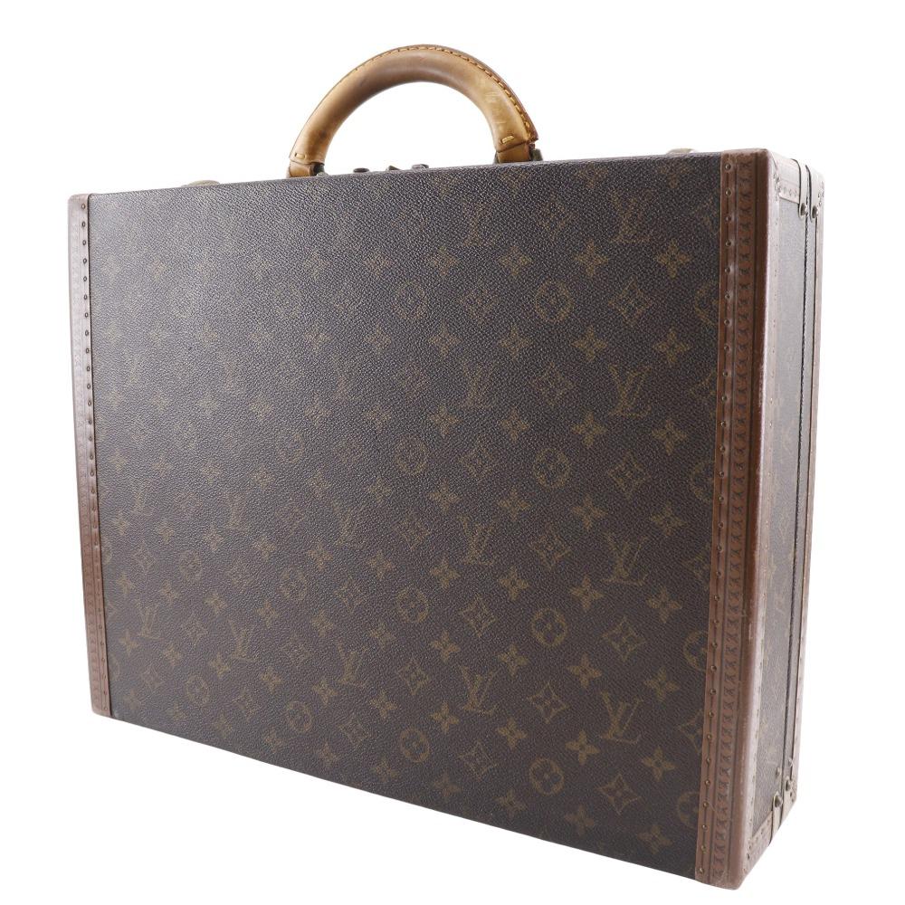Louis Vuitton Президентский чемодан M53012 винтажный Портфель Коричневый Канва Monogram унисекс Б/у