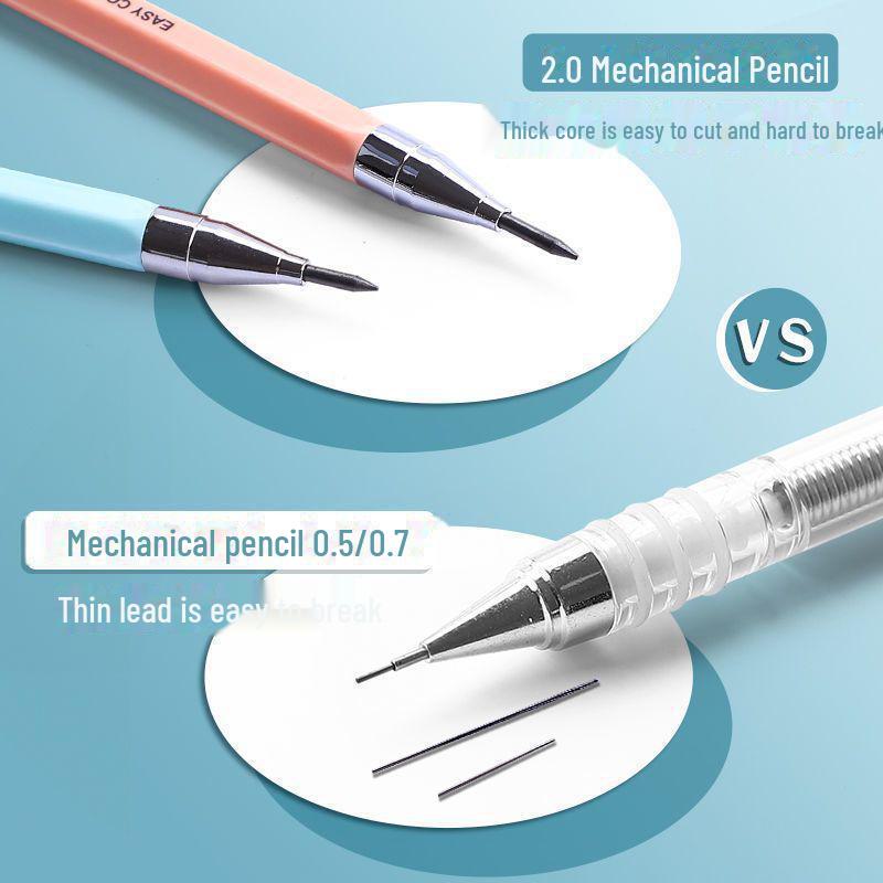 Автоматический карандаш Morning Light 2.0: Непрерывное письмо для студентов, симпатичный свежий дизайн, 2B Core