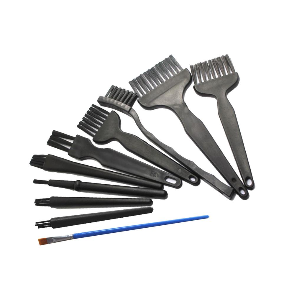 10pcs Keyboard Brush Kit Prevents Static Small Cleaning Dust Brush Kit for Phone Computer Keyboard